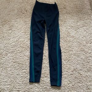 Splits 59 x Rumble Boxing black leggings with blue and green stripe